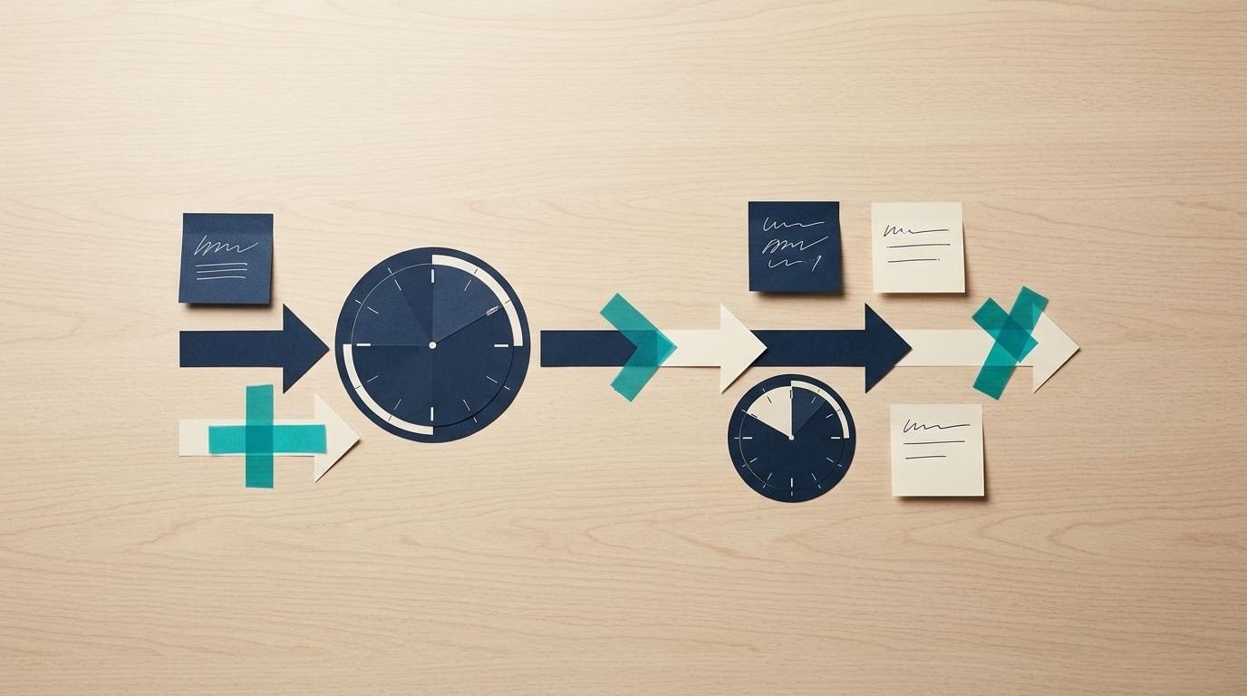 編集部が毎日どのニュースを読んでいるかを概念化した編集フロー図
